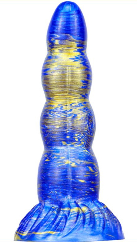 Dildo Fantasy Scopio 17 x 5 cm Blue-Gold - gb45097