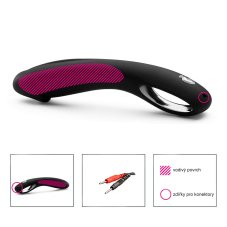 Silikónové dildo pre elektrosex - rozmiestnenie vodivých plôch