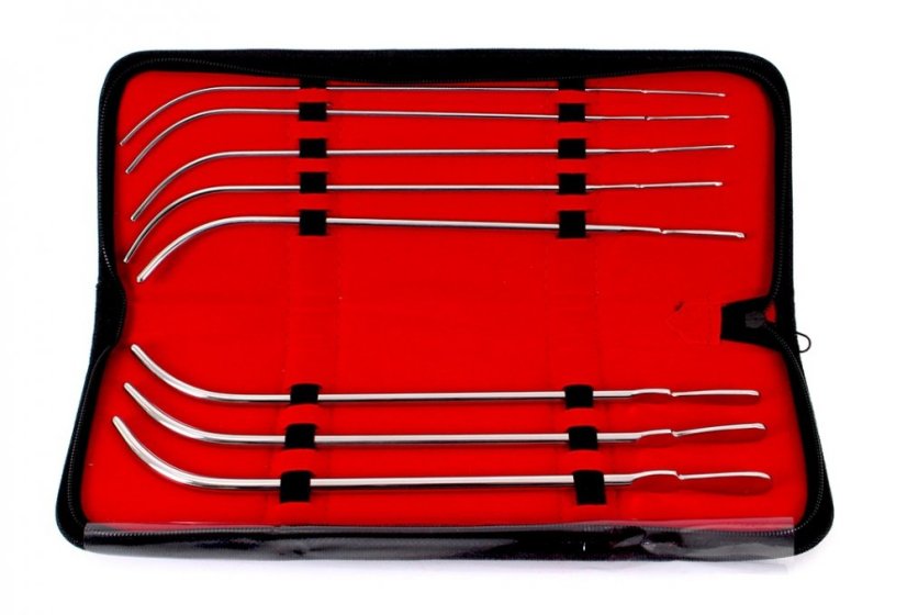 Sada 8 dilatátorov z nehrdzavejúcej ocele (3 - 7 mm)