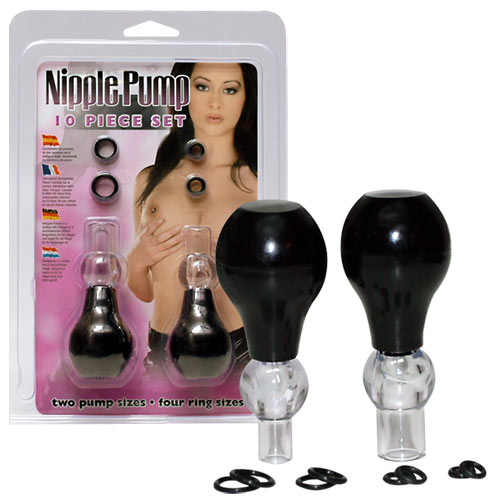 Nipple suction cups - black