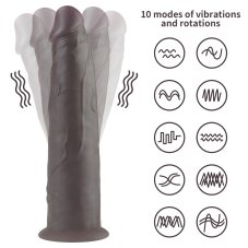 Vibrátor Rotacock 22 x 5 cm Brown - gb46584