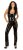 Lacquer catsuit with wide straps