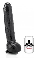 Čierne dildo - Super Brad (26 x 6 cm)