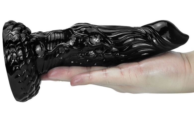 Dildo Alien Scolk 17 x 4,8 cm Black - gb29595