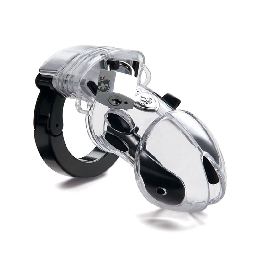 Pás cudnosti pre mužov s rozšírením pre elektrostimuláciu - Pubic Enemy No 1