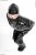 Latex sack (sleeping bag) with mask