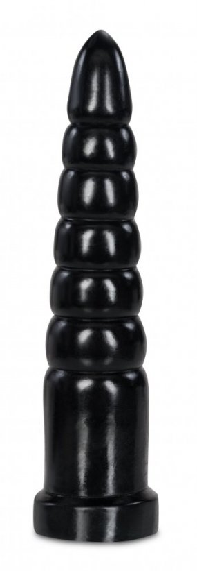 Černé dildo - Leroy (34 x 7,5 cm)