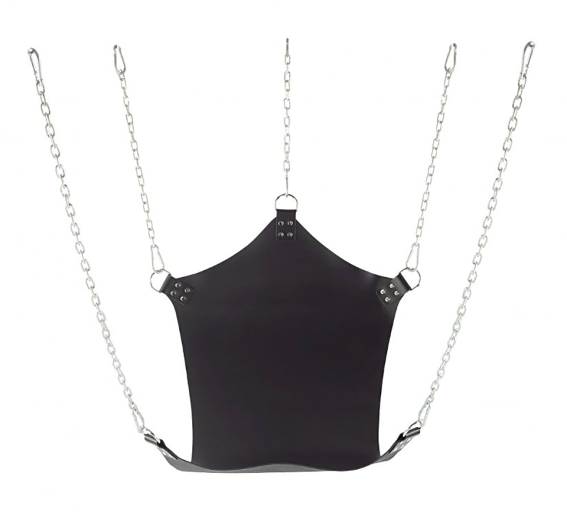 Kožené závesné lôžko s 5 okami na zavesenie