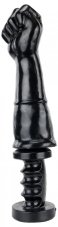 Černé fisting dildo - Hold The Punch (26 x 9,5 cm)