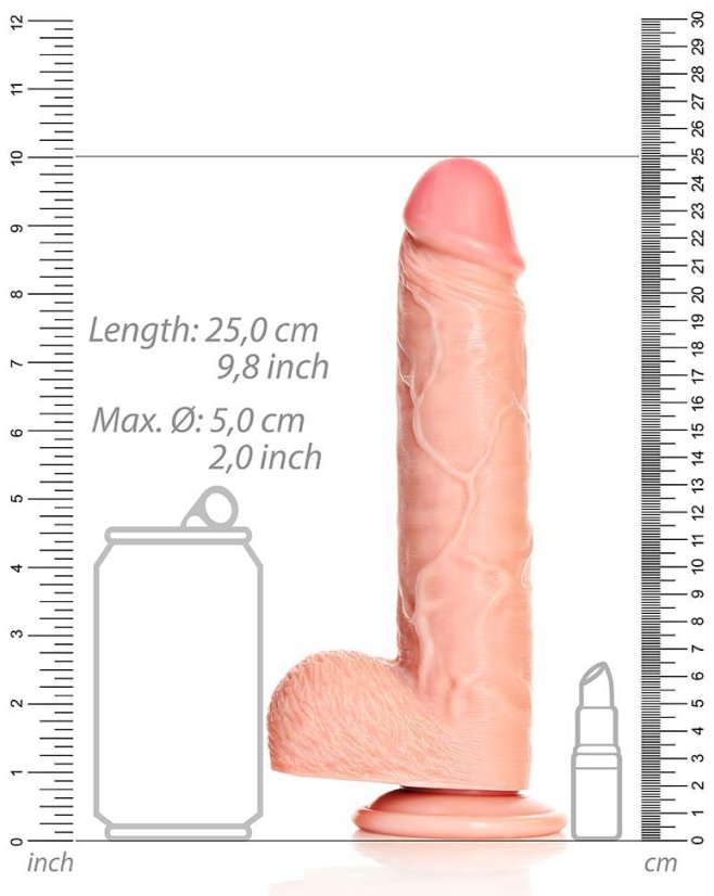 Realistické Dildo Straight Strong 19 x 5 cm - gb44475