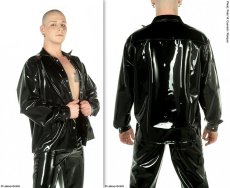 Prošívaná latexová košile