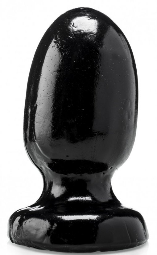 Černý anální kolík - Robbie (12 x 6,5 cm)