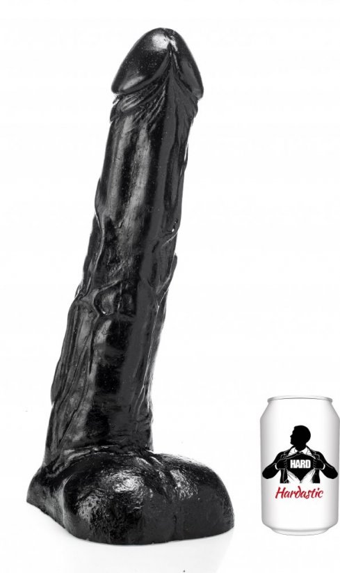 Černé dildo - Super Ed (35 x 8,5 cm)