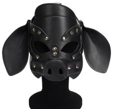 Prasečí BDSM maska černá Prasečí BDSM maska černá