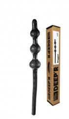 Černé dildo - Deep'R Beggar (70 x 8 cm)