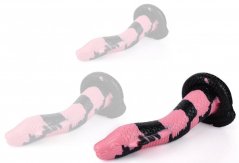 Cobra Snake Dildo L 26 x 7 cm Black-Pink - gb48818
