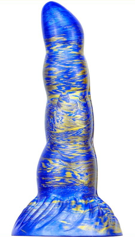 Dildo Fantasy Scopio 17 x 5 cm Blue-Gold - gb45097