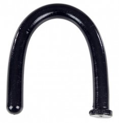 Černé hloubkové dildo - King Cobra Spitting (86 x 5,5 cm)
