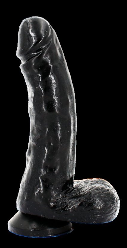 Černé dildo - Gatien (20 x 5,5 cm) - gb21437