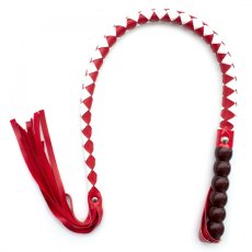 Bič 90 cm červeno-bílý