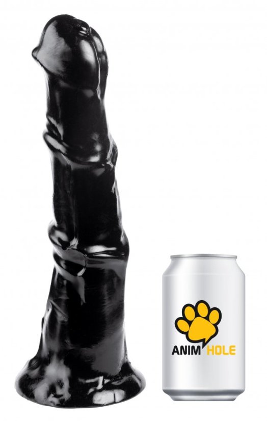 Černé koňské dildo - Daddyhorse (27 x 6,5 cm)
