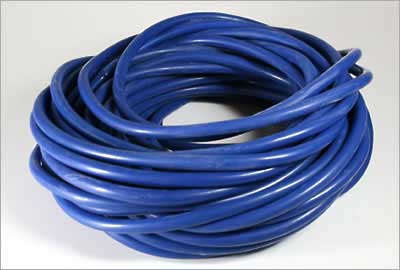 Modrá latexová hadica