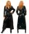 Long women's patent coat