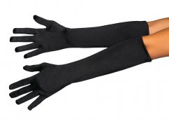 Středně dlouhé strečové rukavice
