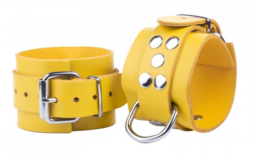 Kožené putá "The Red" žltá - gb14002