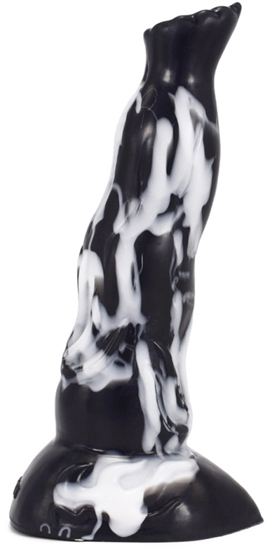 Dildo Lupkal 19 x 5,5 cm Black-White - gb33550