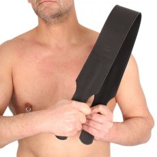 Dvojitá kožená plácačka - 42 x 7,5 cm