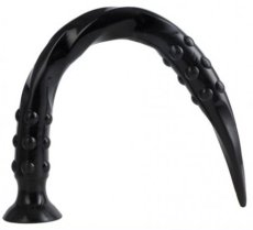 Dildo Pointed Twist M 50 x 4 cm Black - gb30006