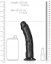 Dildo Curved Dildo 18 x 4,2 cm Black - gb44402