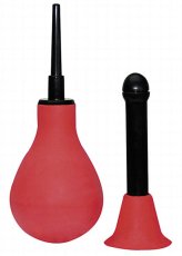 Červený balónik na klystír