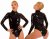 Latex bodysuit with long sleeves