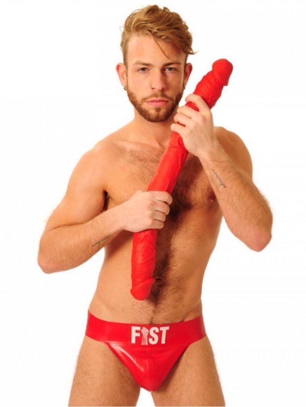 Double Stretch Dildo N77 (62 x 6,2 cm) red - gb22985