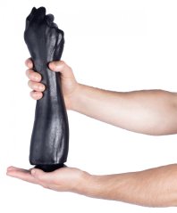 Černé fisting dildo - Victory (34 x 8,5 cm)