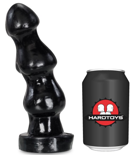 Čierne dildo - Triple 1 (19 x 6,2 cm)