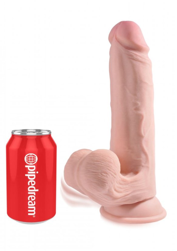 Realistic 3D Dildo Cock Swinging Balls 19 x 5,2 cm - gb30667