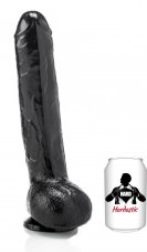 Černé dildo - Super Brad (26 x 6 cm)