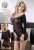 Transparent nylon dress with long sleeves