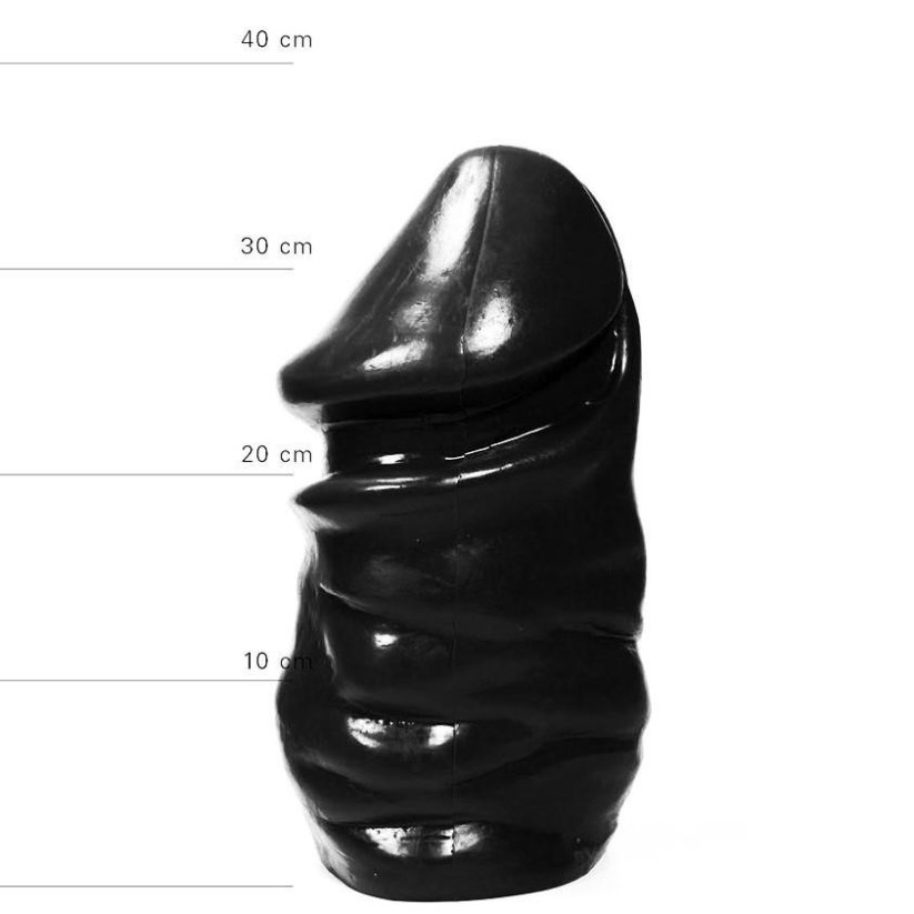 Černé dildo - Stefan (33 x 16,5 cm) - gb29875