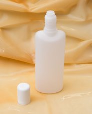 Plastic bottle for silicone oil