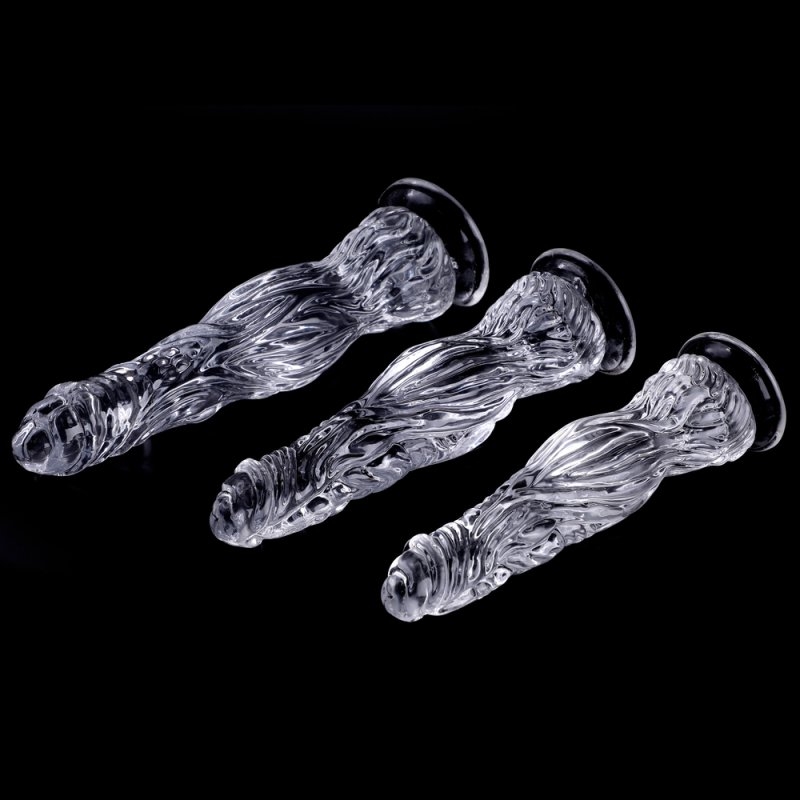 Dildo Monster Transparent Kail M 23 x 6 cm - gb47609 (skladem)