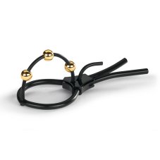 Silikonová objímka pro elektrostimulaci žaludu, s pozlacenými kuličkami