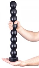 Čierne guľôčkové dildo