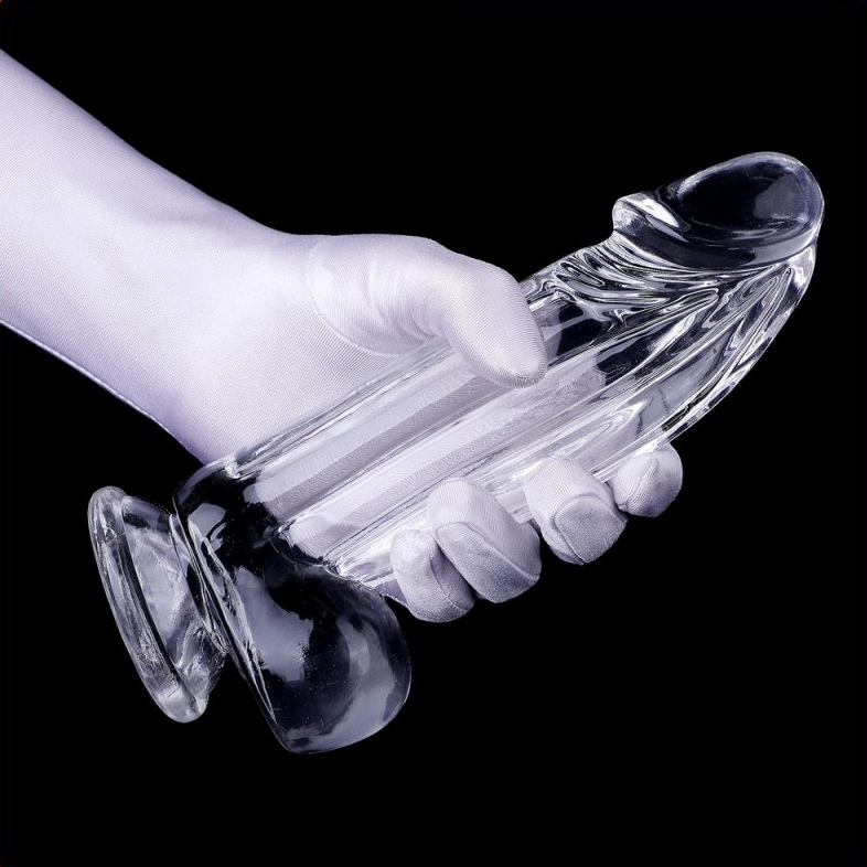 Transparent dildo Kolk L 16 x 5,5 cm - gb28276