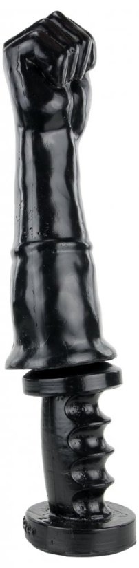 Černé fisting dildo - Hold The Punch (26 x 9,5 cm)