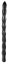 Black dildo - Deep'R Snake (70 x 5.5 cm)