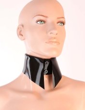 Elegantný latexový golier